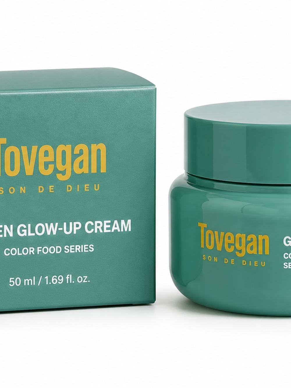 Tovegan Green Glow-Up Cream 50 mL / 1.69 fl oz - BNIB